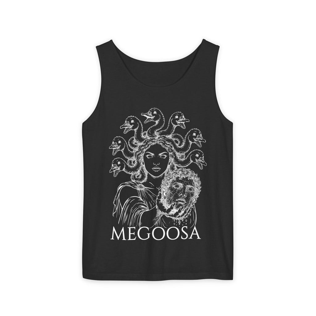 Unisex Garment-Dyed Tank Top (Black)