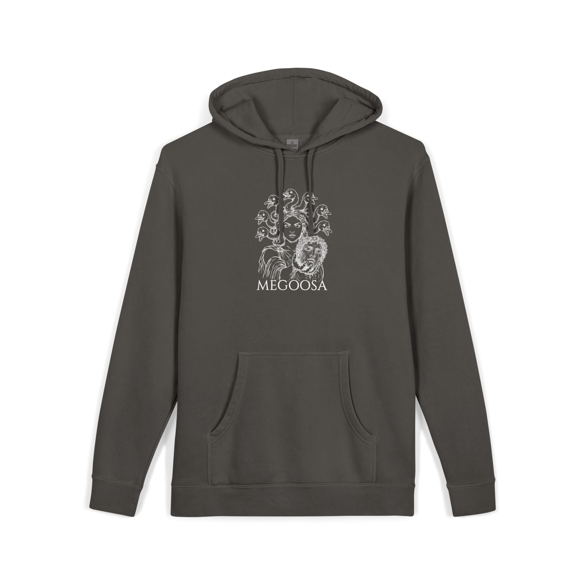 Unisex Pigment-Dyed Hoodie Black