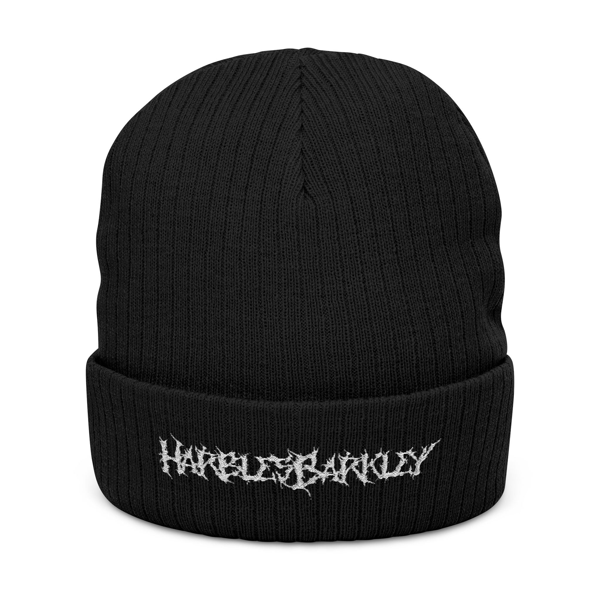 Ribbed Knit Beanie (Embroidery)