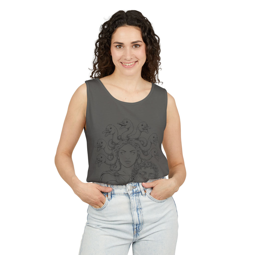 Unisex Garment-Dyed Tank Top (White/Colors)