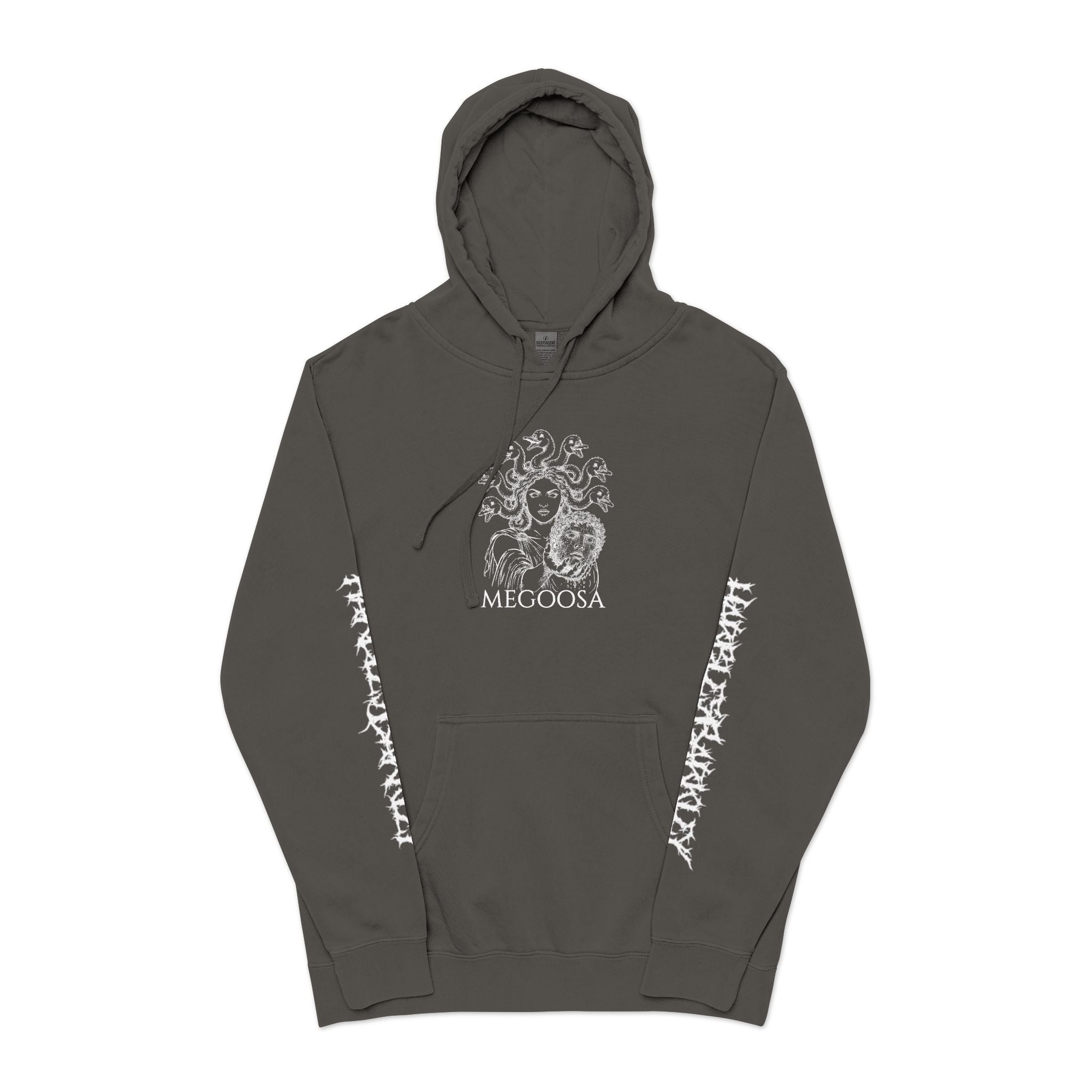 Unisex Pigment-Dyed Hoodie Black