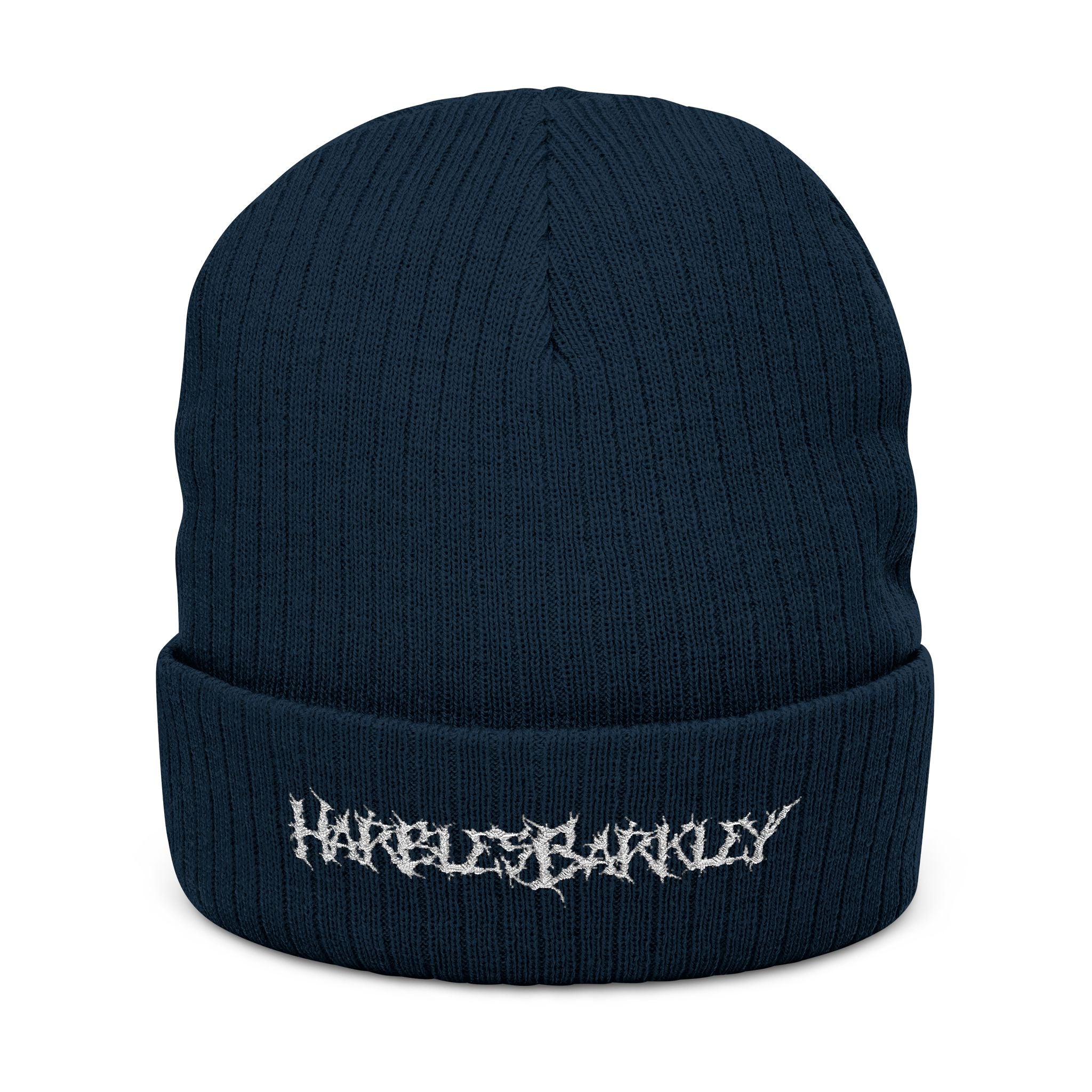 Ribbed Knit Beanie (Embroidery)