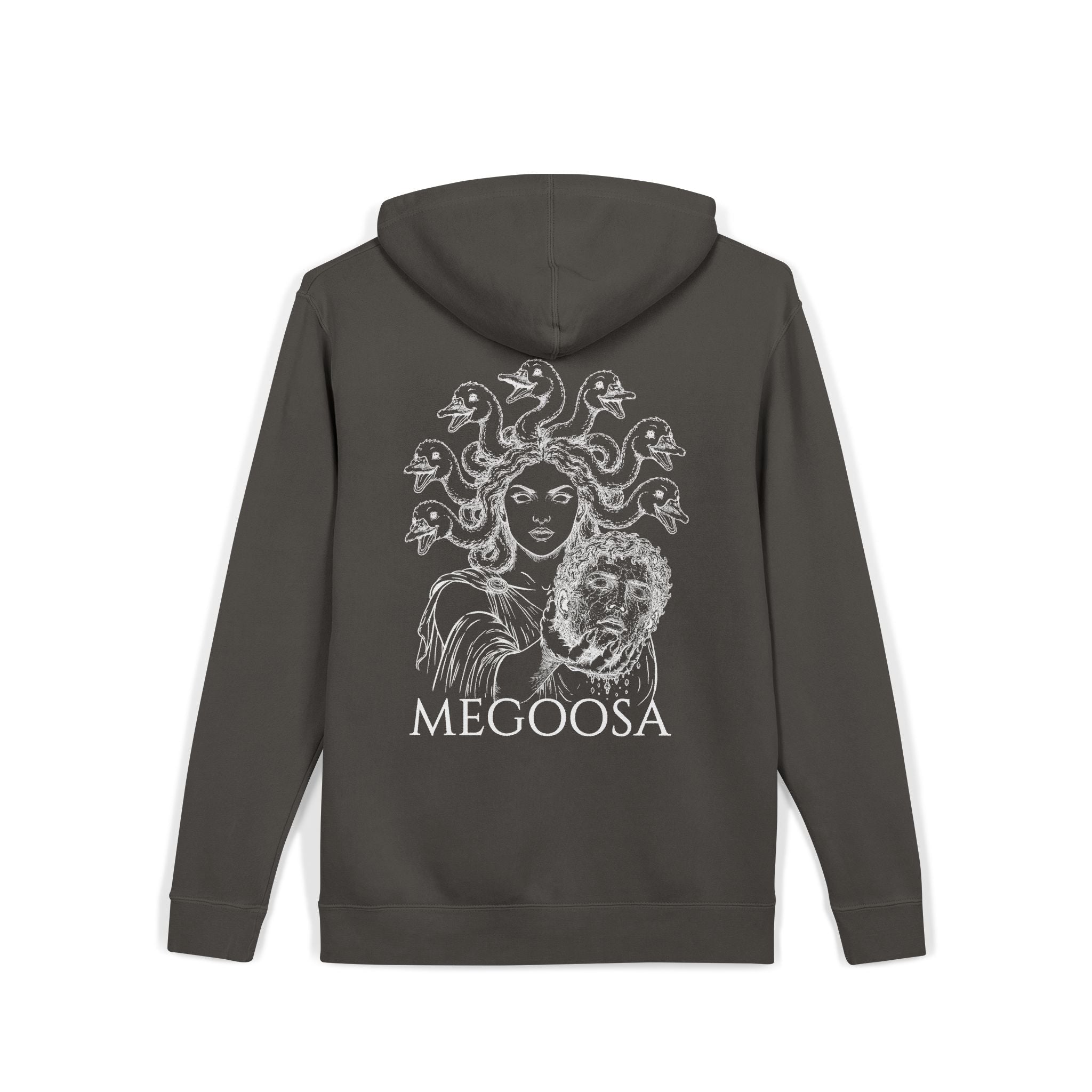 Unisex Pigment-Dyed Hoodie Black