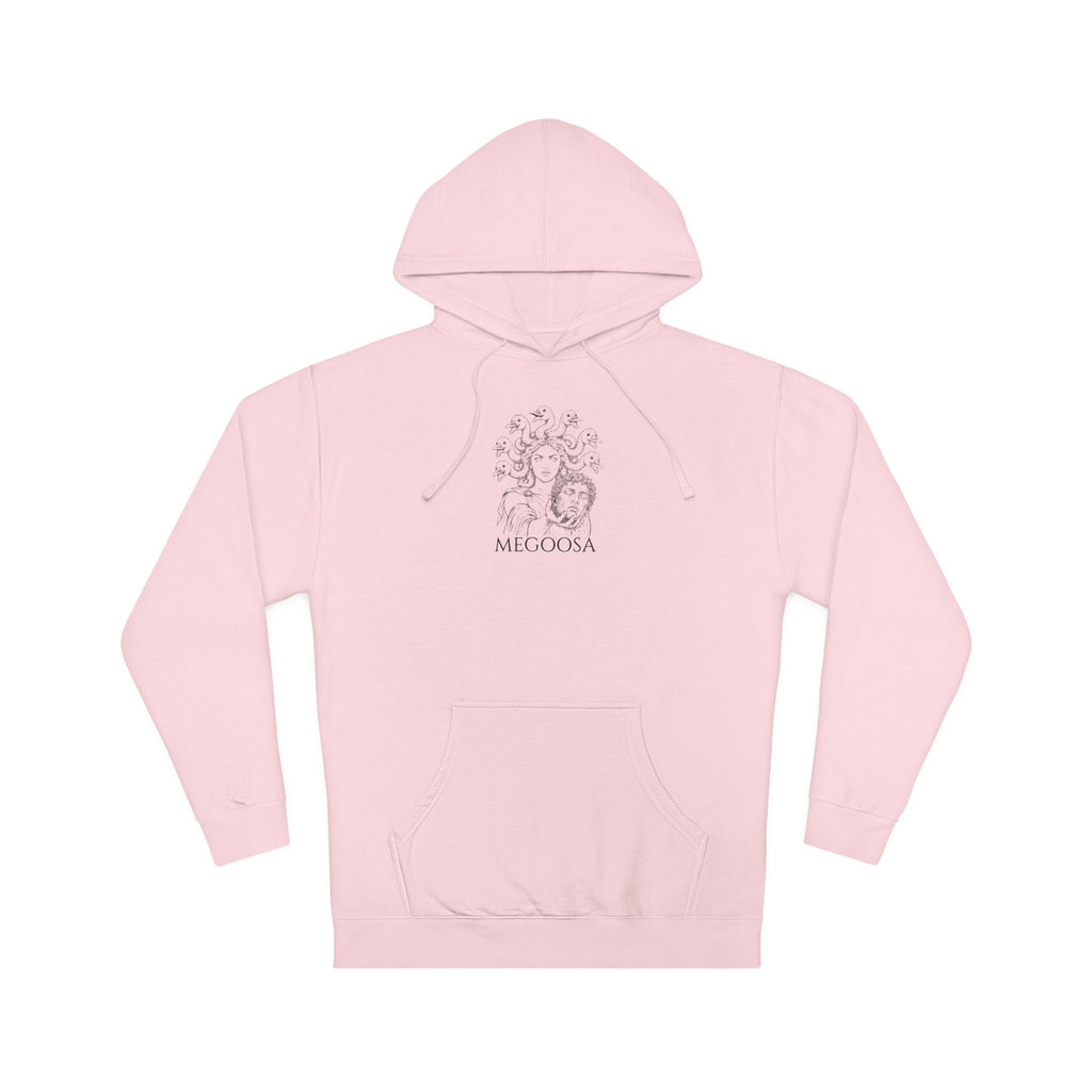 Unisex Hooded Sweatshirt (White / Pink)