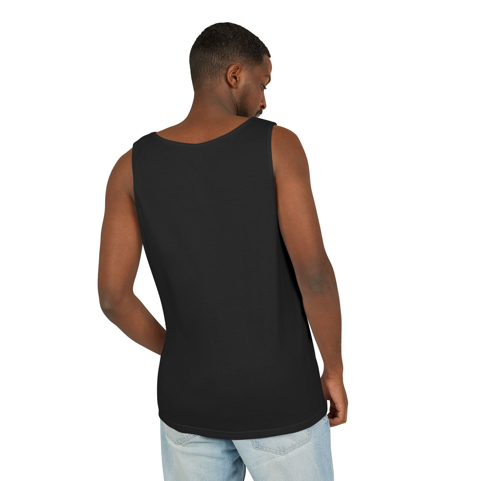 Unisex Garment-Dyed Tank Top (Black)