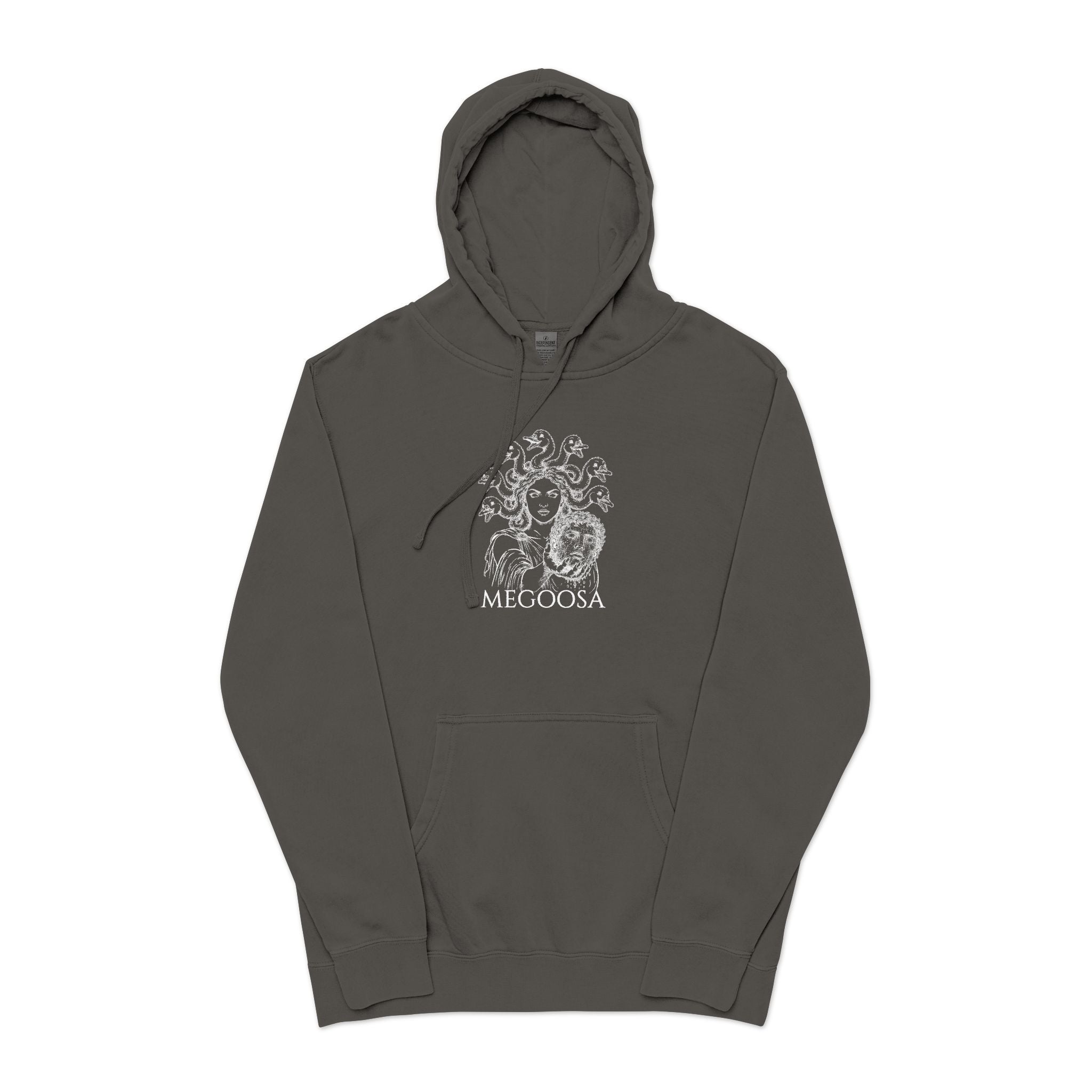 Unisex Pigment-Dyed Hoodie Black