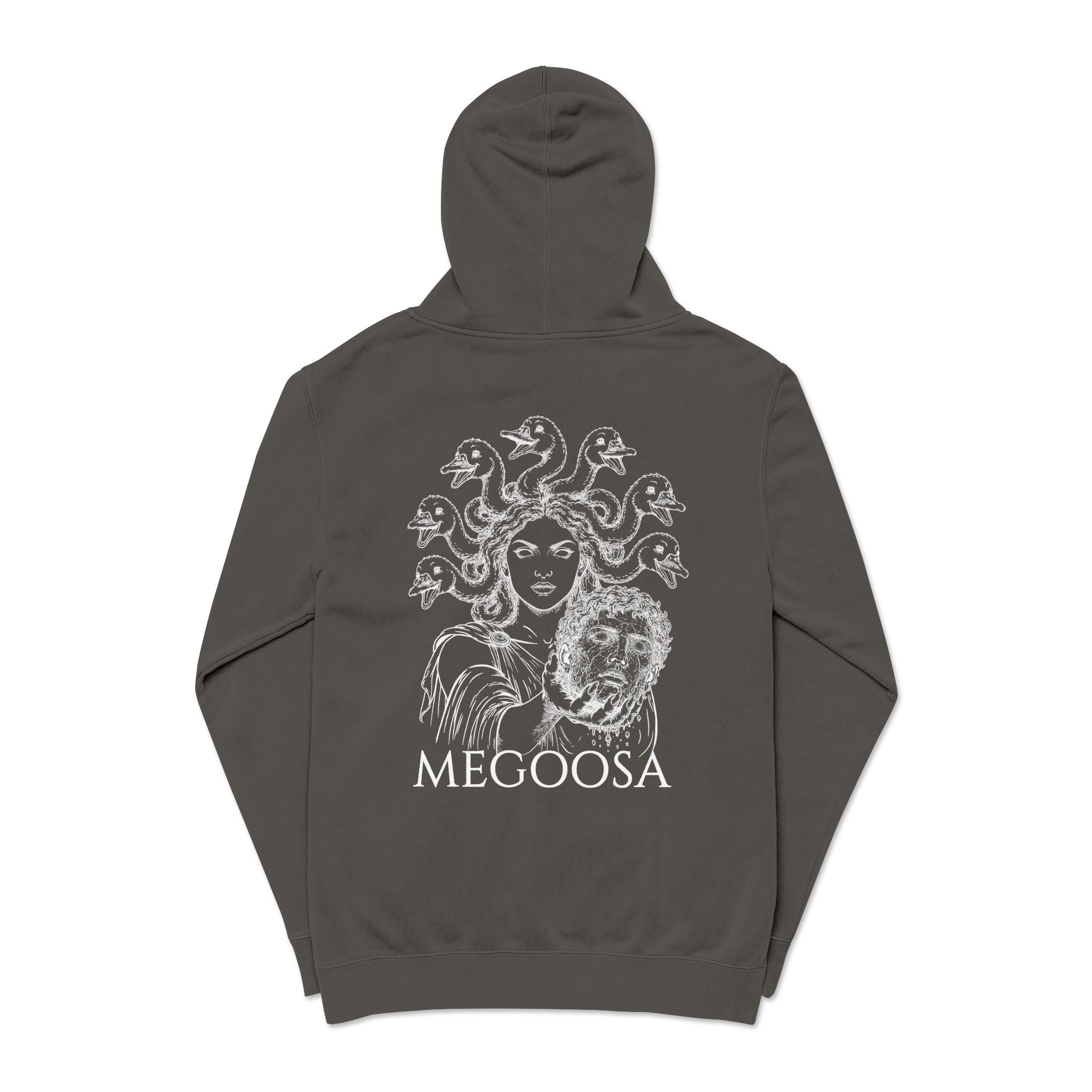 Unisex Pigment-Dyed Hoodie Black
