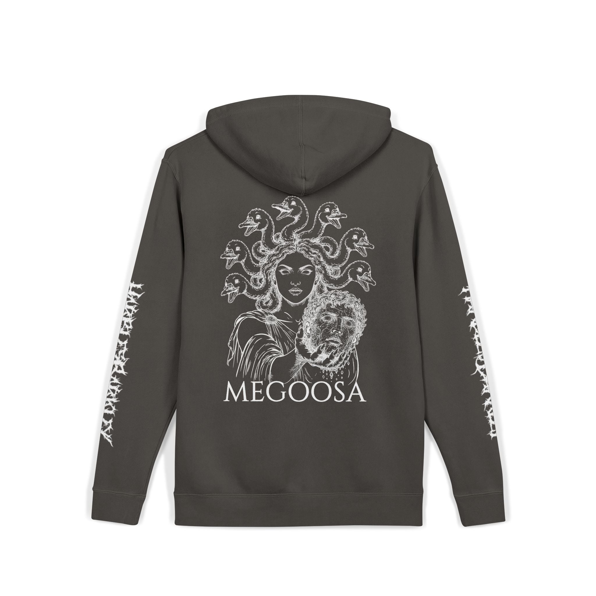 Unisex Pigment-Dyed Hoodie Black